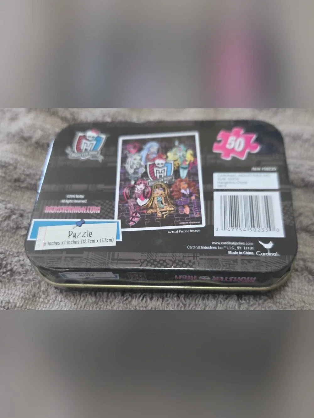 Monster High Puzzle FACTORY SEALED Collector's Tin 50 piece